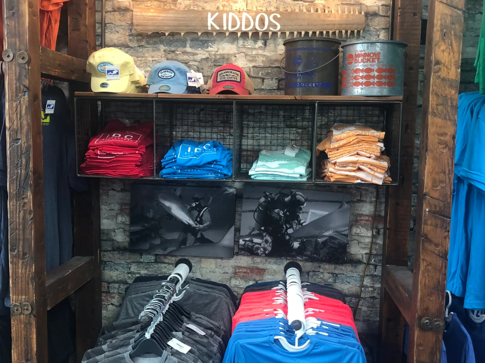 a person standing in front of a store